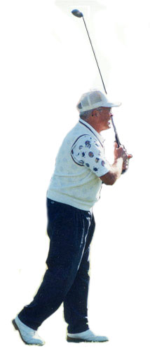 Dale Christenson plays golf