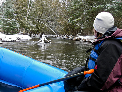 Jordan river winter rafting